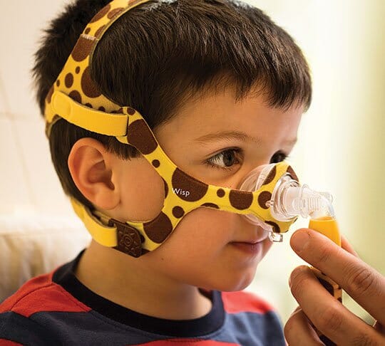 Wisp Pediatric - Nasal CPAP Mask with Headgear - Fit Pack