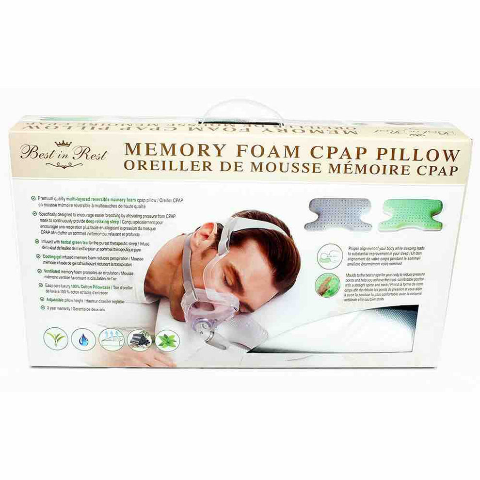 Memory Foam CPAP Pillow – Monitor Medical